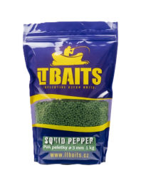 LT Baits PVA Peletky Squid Pepper 1kg/3mm