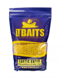 LT Baits PVA Peletky Exotic Squid 1kg/3mm