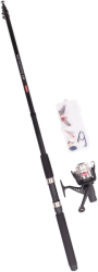 Prut s navijákem Leeda 8ft (2,4m) Telescopic Spin Fishing Kit