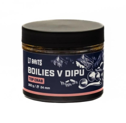 LT Baits Boilies v dipu 300g-Top Crab