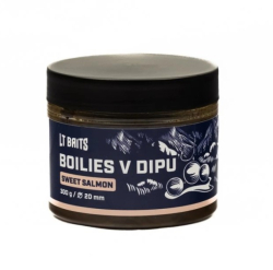 LT Baits Boilies v dipu 300g-Sweet Salmon