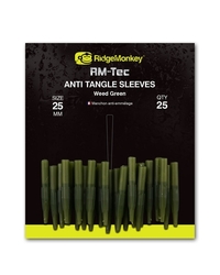 RidgeMonkey: Převlek RM-Tec Anti Tangle Sleeves 25mm Zelený 25ks