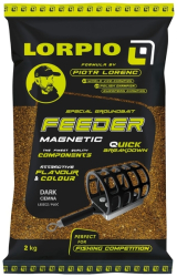 Krmítková směs Lorpio Feeder Magnetic 2kg Dark