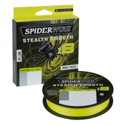 Pletená šňůra SpiderWire Stealth Smooth8 žlutá 150m